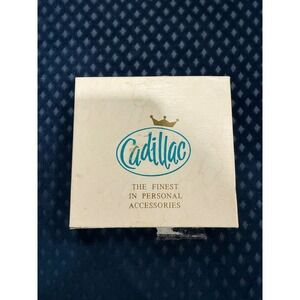 Cadillac Vintage Orange Patent Leather Bi Fold Wallet Card‎ Holder